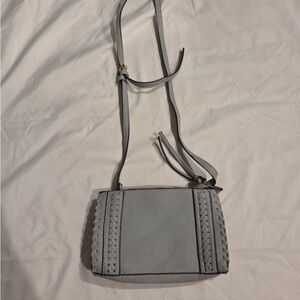 Sole Society Light Gray Crossbody Bag